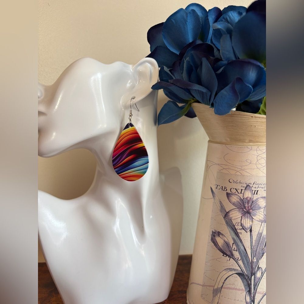 Colorful Teardrop Earrings